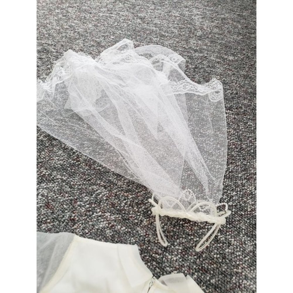 Vintage 60 First‎ Holy Communion Dress and Veil - Picture 2 of 5